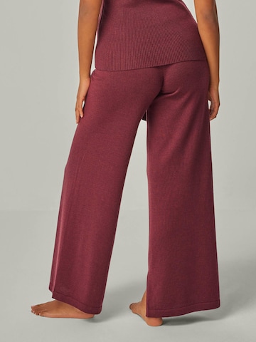 YOU LOOK PERFECT Hausanzug 'LOUNGEWEAR SET - Eve & Bailey' in Rot