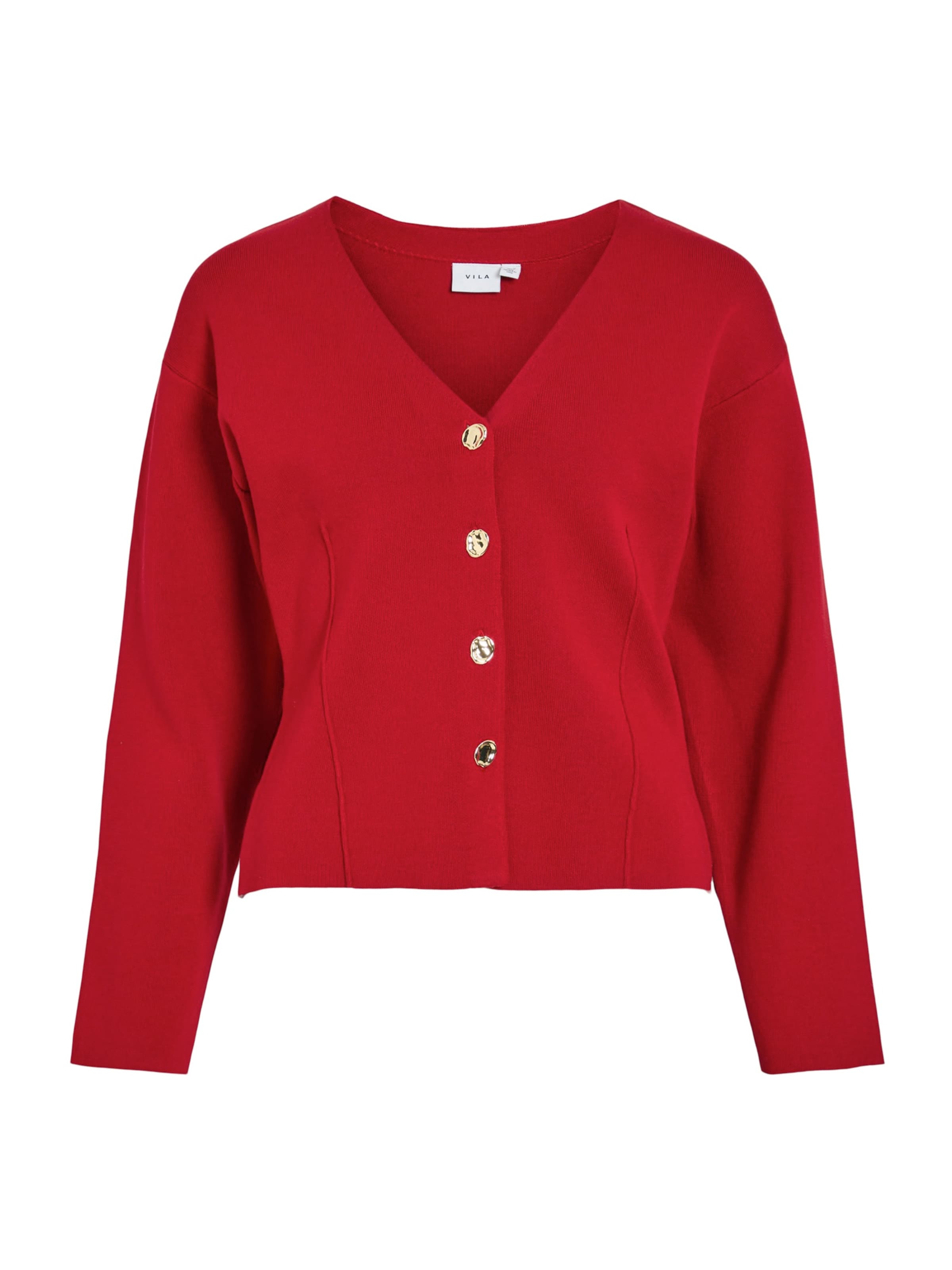 VILA Kardigán 'VISWAY' - piros: elől