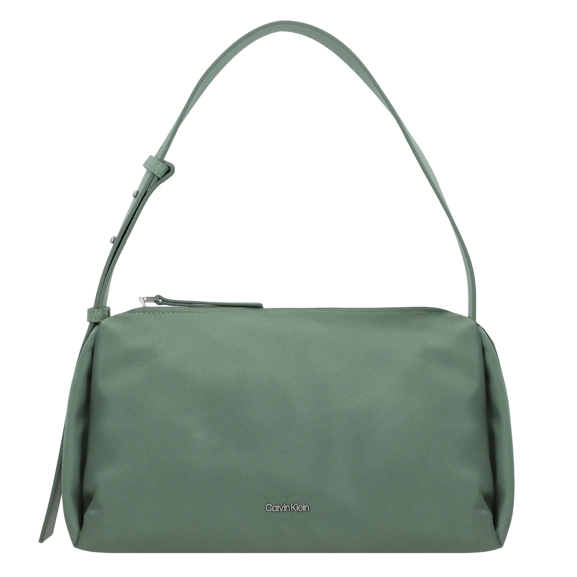 Calvin Klein Schultertasche 'Elevated' in Grün: Vorderseite