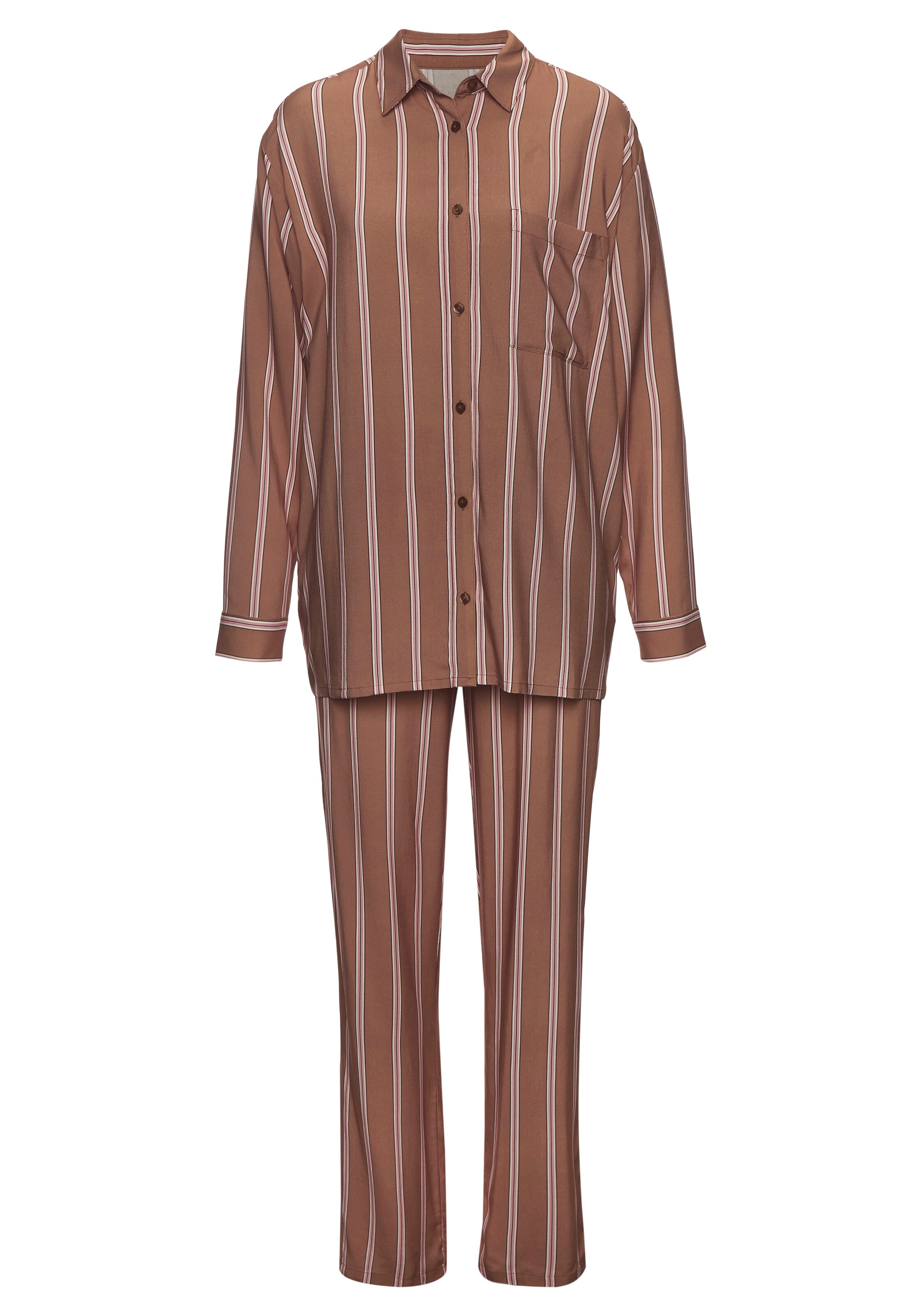 Pigiama di LASCANA in marrone: frontale