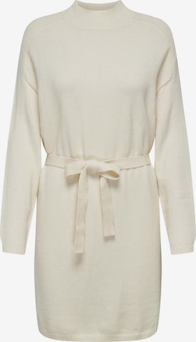 ONLY Strikkjole 'Onlleva' i hvid: forside