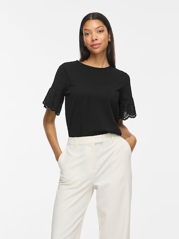 VILA - Camiseta 'VISummer' en negro: frente