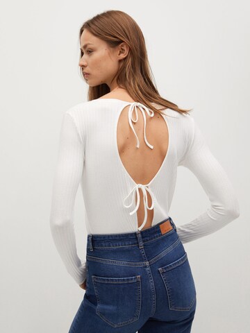 MANGO Shirt 'Martine' in Wit