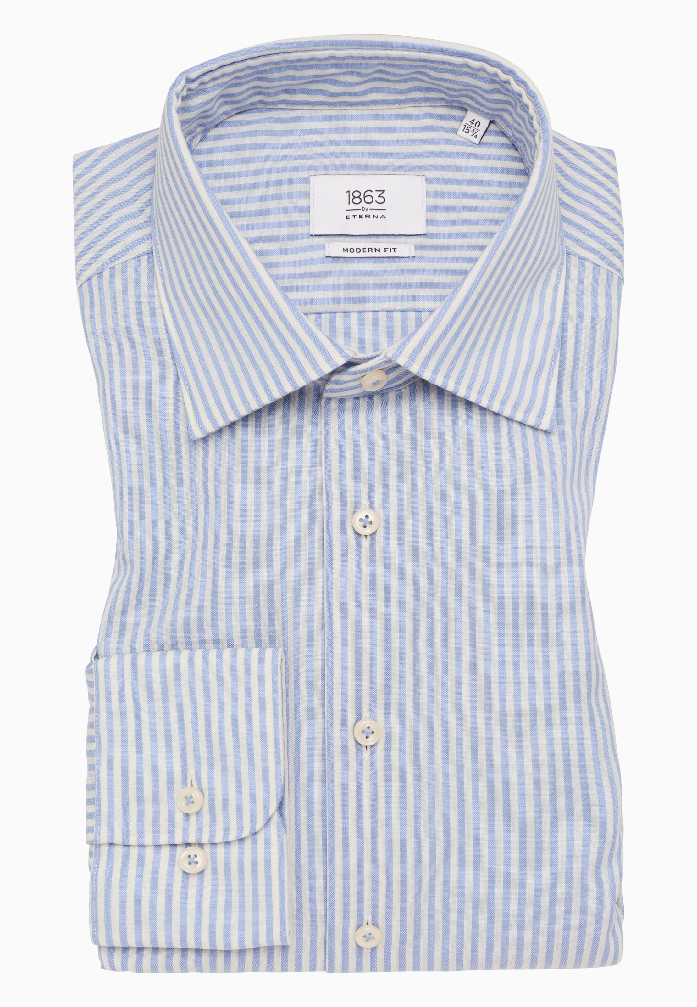 ETERNA Regular Fit Businesshemd 'Modern Fit' in Blau