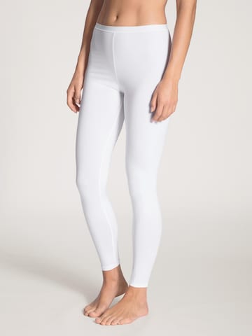Skinny Leggings 'Natural Comfort' di CALIDA in bianco