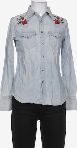 DENIM & SUPPLY Ralph Lauren Bluse S in Blau: predná strana