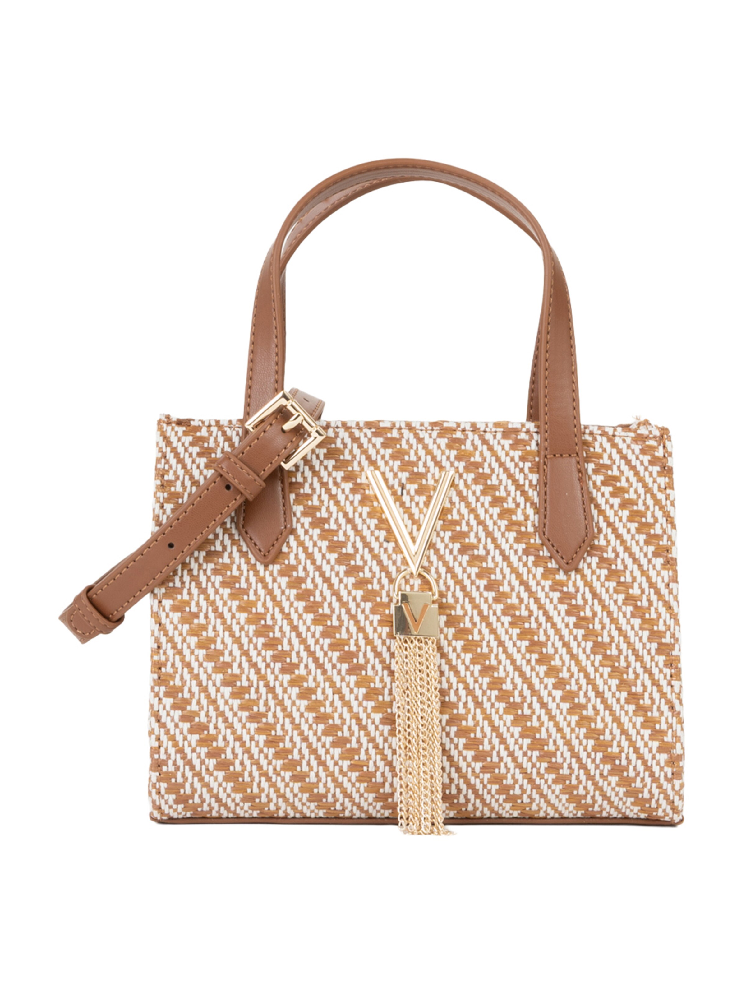 VALENTINO Handbag in Brown / Umbra / White, Item view