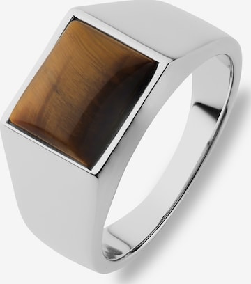 FAVS Ring 'Tigerauge' in Silber: Vorderseite