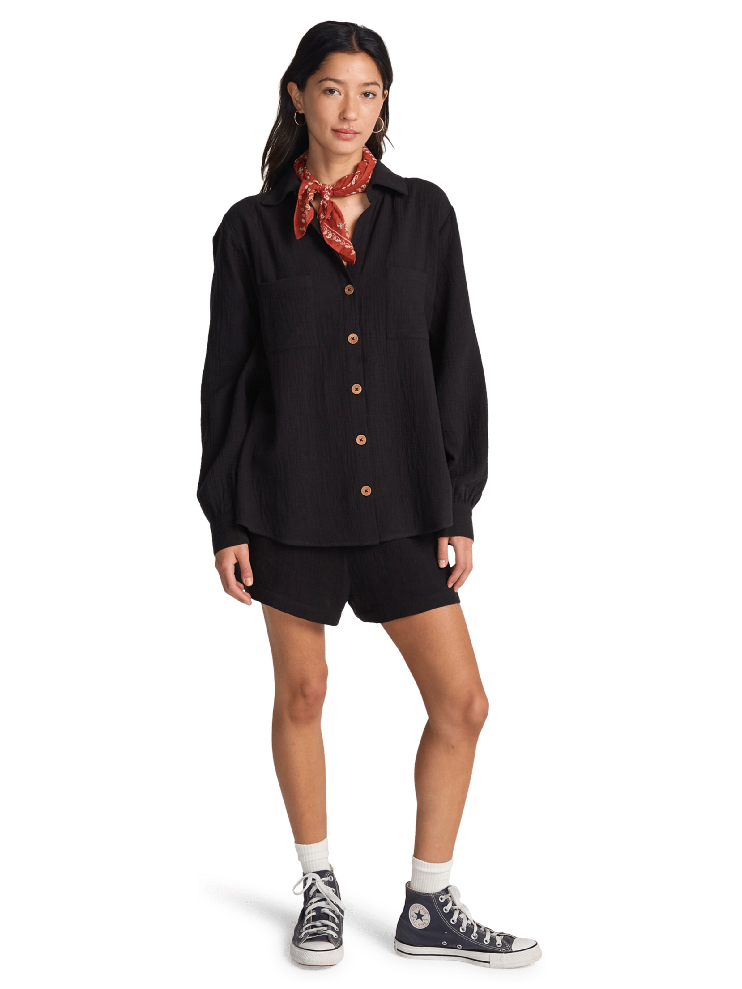 BILLABONG Blouse 'SWELL' in Black