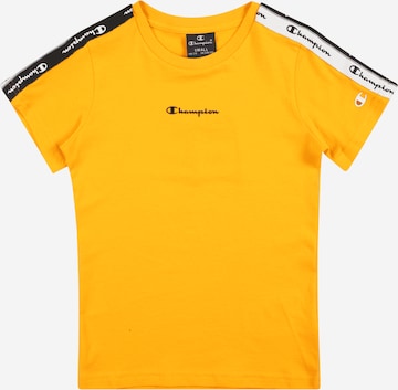 Champion Authentic Athletic Apparel T-shirt i gul: framsida