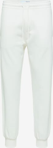 Effilé Pantalon 'Beckman' SELECTED HOMME en beige : devant