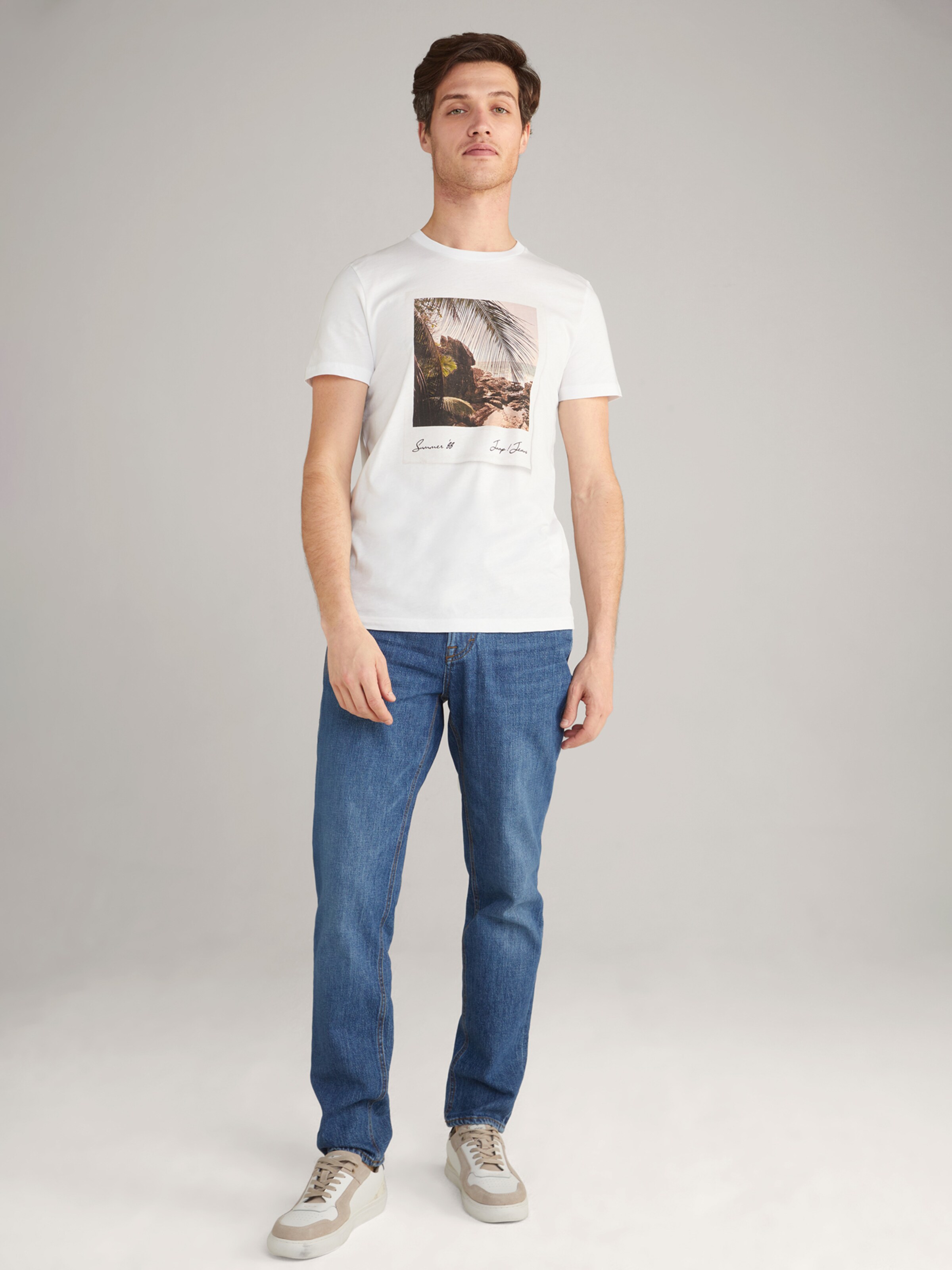 Männer Shirts JOOP Jeans Shirt in Weiß - CE26082 Männer Shirts JOOP Jeans Shirt in Weiß - CE26082