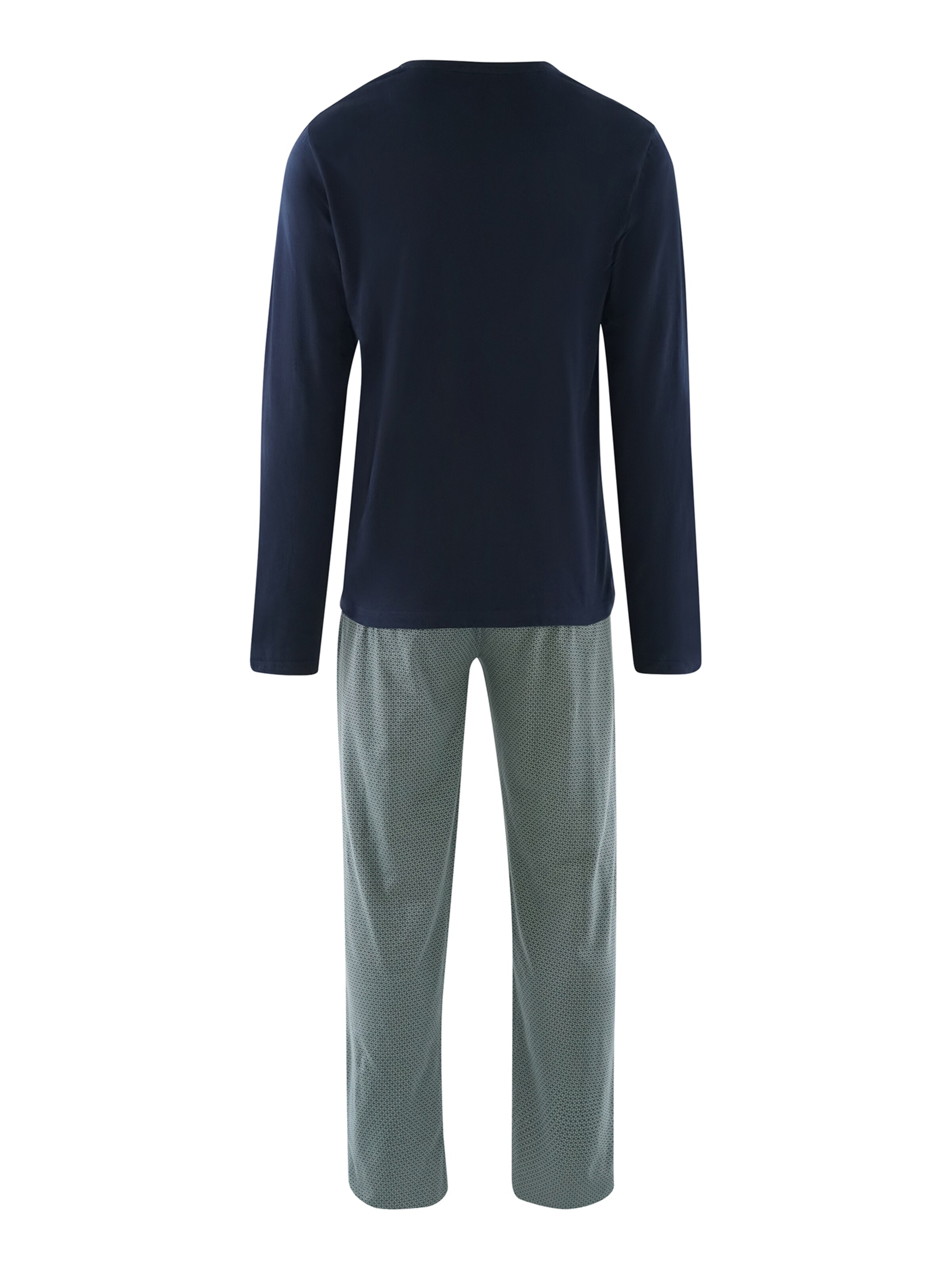 Männer Wäsche Phil & Co. Berlin Pyjama ' Special Phil ' in Navy, Mint - VY65973 Männer Wäsche Phil & Co. Berlin Pyjama ' Special Phil ' in Navy, Mint - VY65973