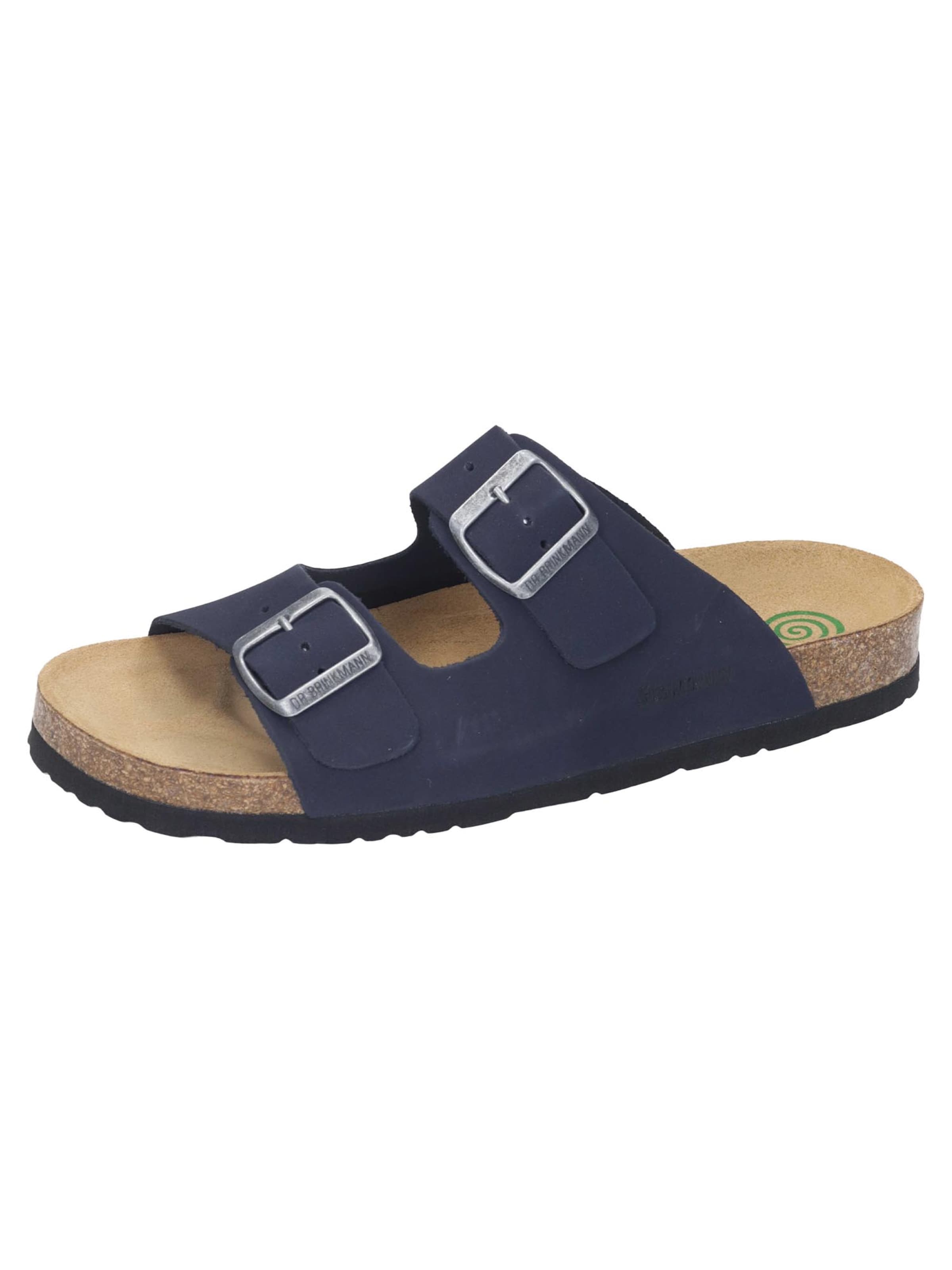 DR. BRINKMANN Mule 'Bonillo' in Blue: front