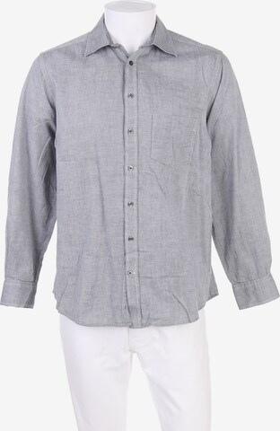 maddison Button Up Shirt in L in Grey: front