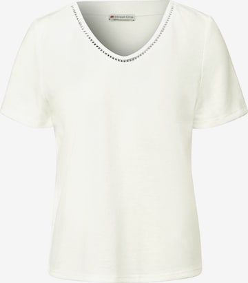 STREET ONE Shirt in Weiß: Vorderseite