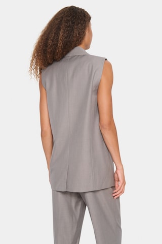 SAINT TROPEZ Bodywarmer 'Inneke' in Grijs