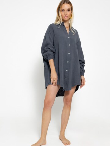 SASSYCLASSY Bluse 'lange Variante'‌‌‌‌‌‌‌‌ in Grau