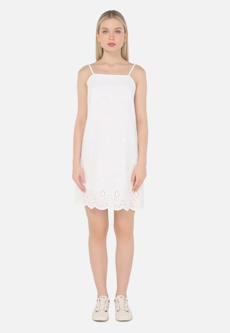 FRESHLIONS Summer dress 'Ella' in White: front