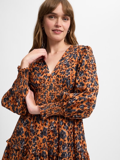 Marie Lund Dress in Auburn / Mixed colours / Orange, Item view