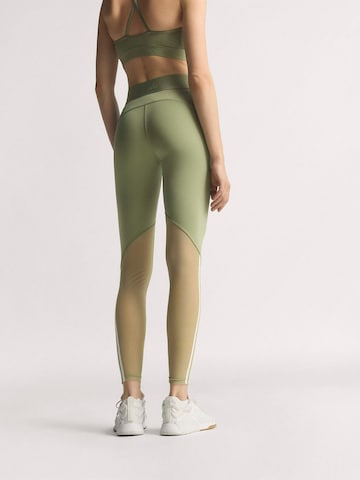 ADIDAS PERFORMANCE Skinny Sports trousers 'Hyperglam' in Green