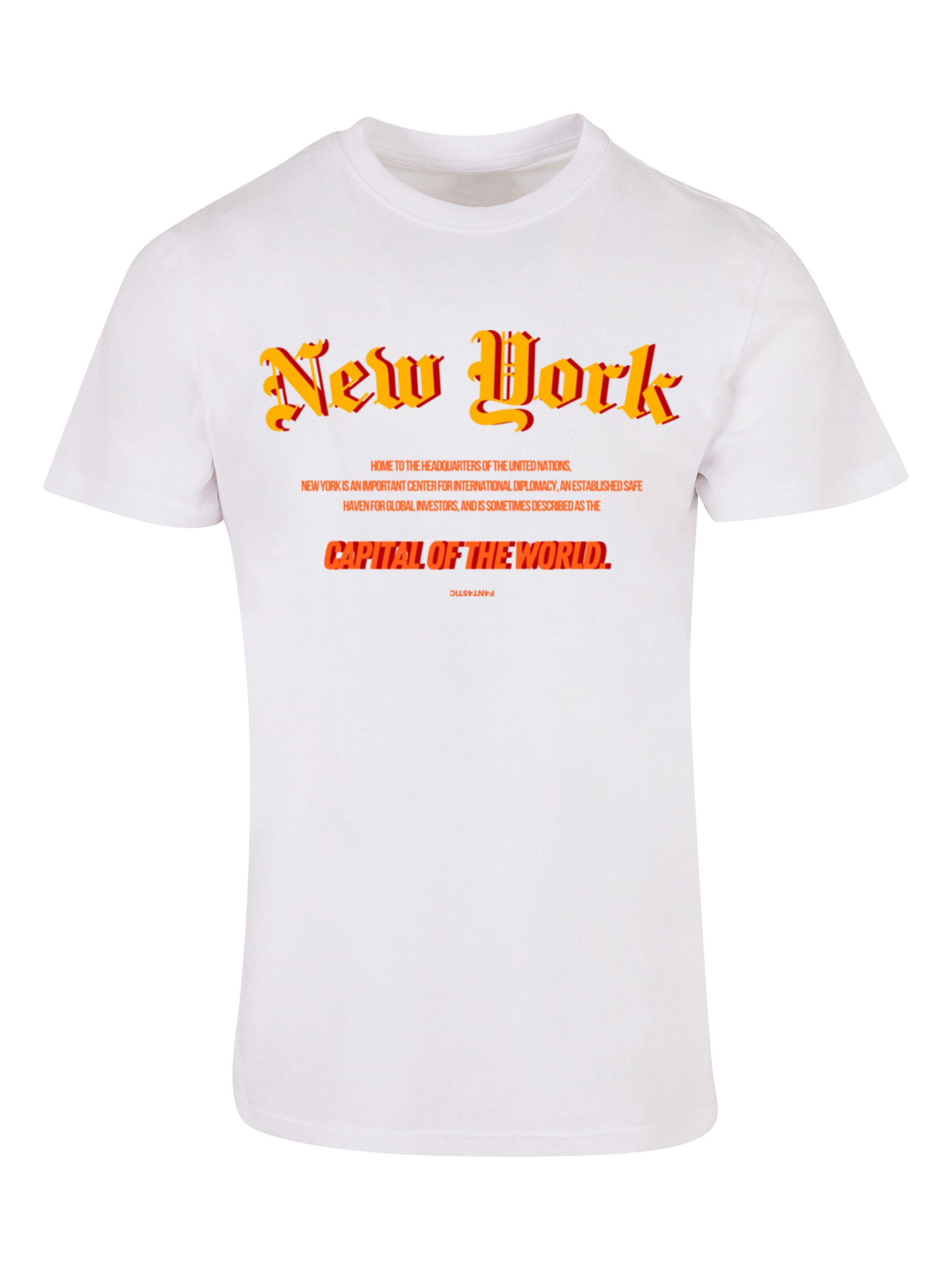 F4NT4STIC Shirt 'New York COTW' in White: front