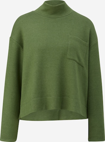 Sweat-shirt s.Oliver en vert : devant