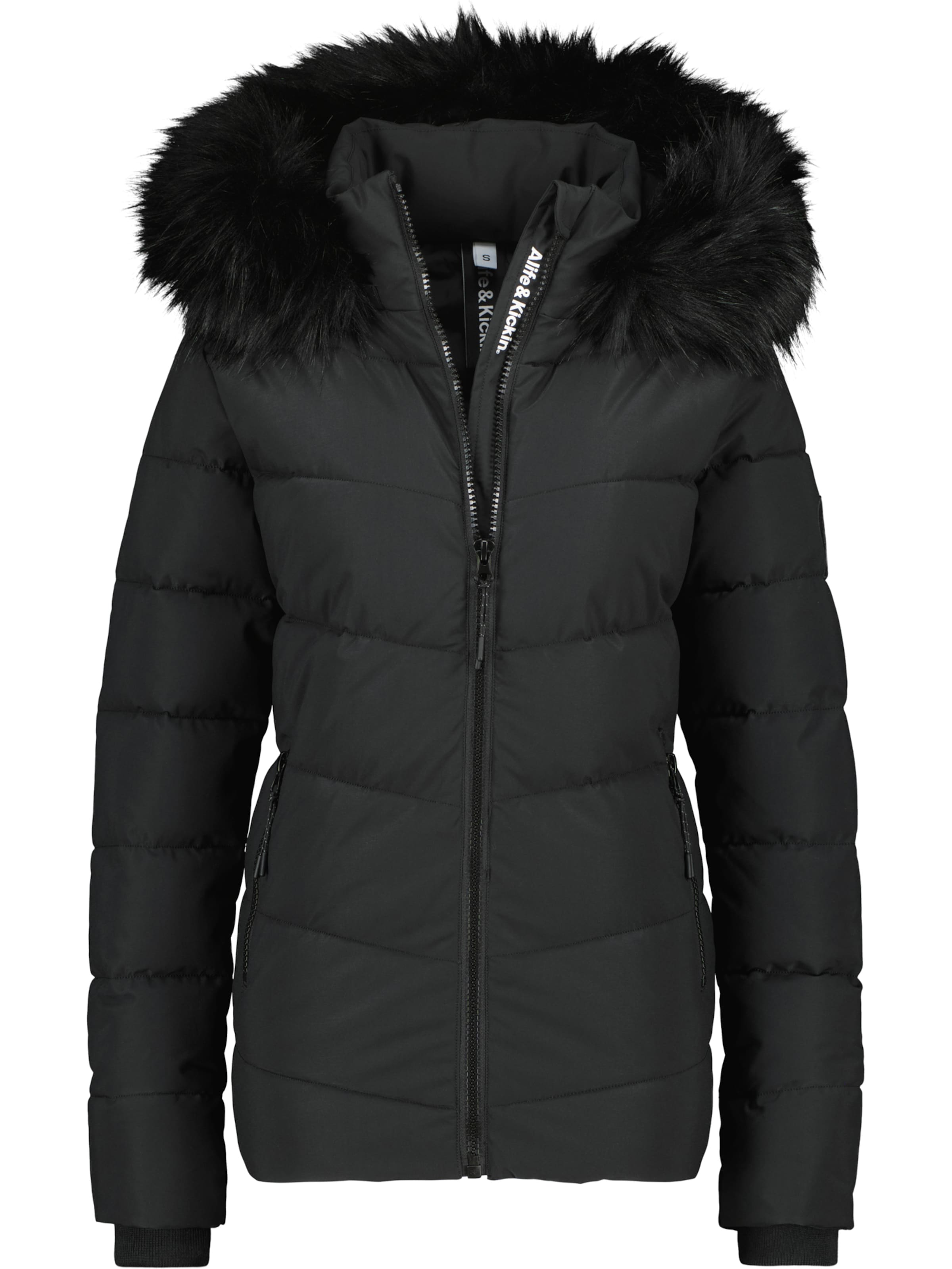 Giacca invernale 'Adela' di alife & kickin in nero: frontale