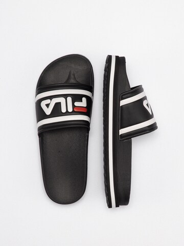 FILA Pantolette 'Morro Bazy Zeppa' in Schwarz