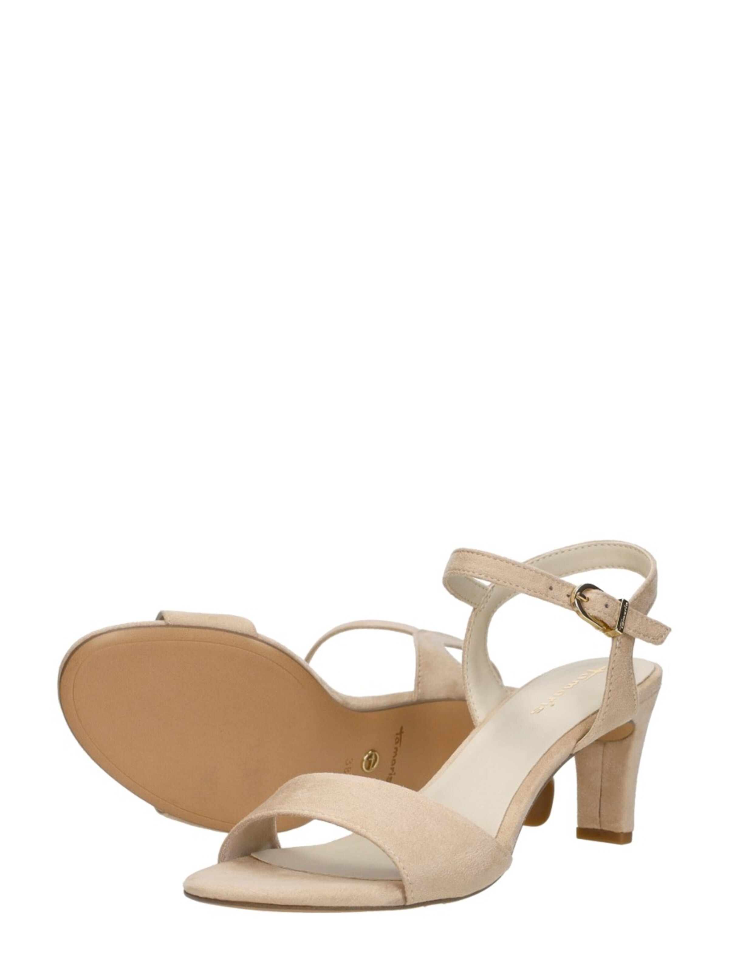 Tamaris Sandalen met riem 'Sandalen Hak' in Beige