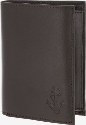 Porte-monnaies OXMOX en marron : devant