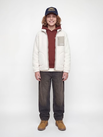 Jack & Jones Junior Fleecejakke i hvid
