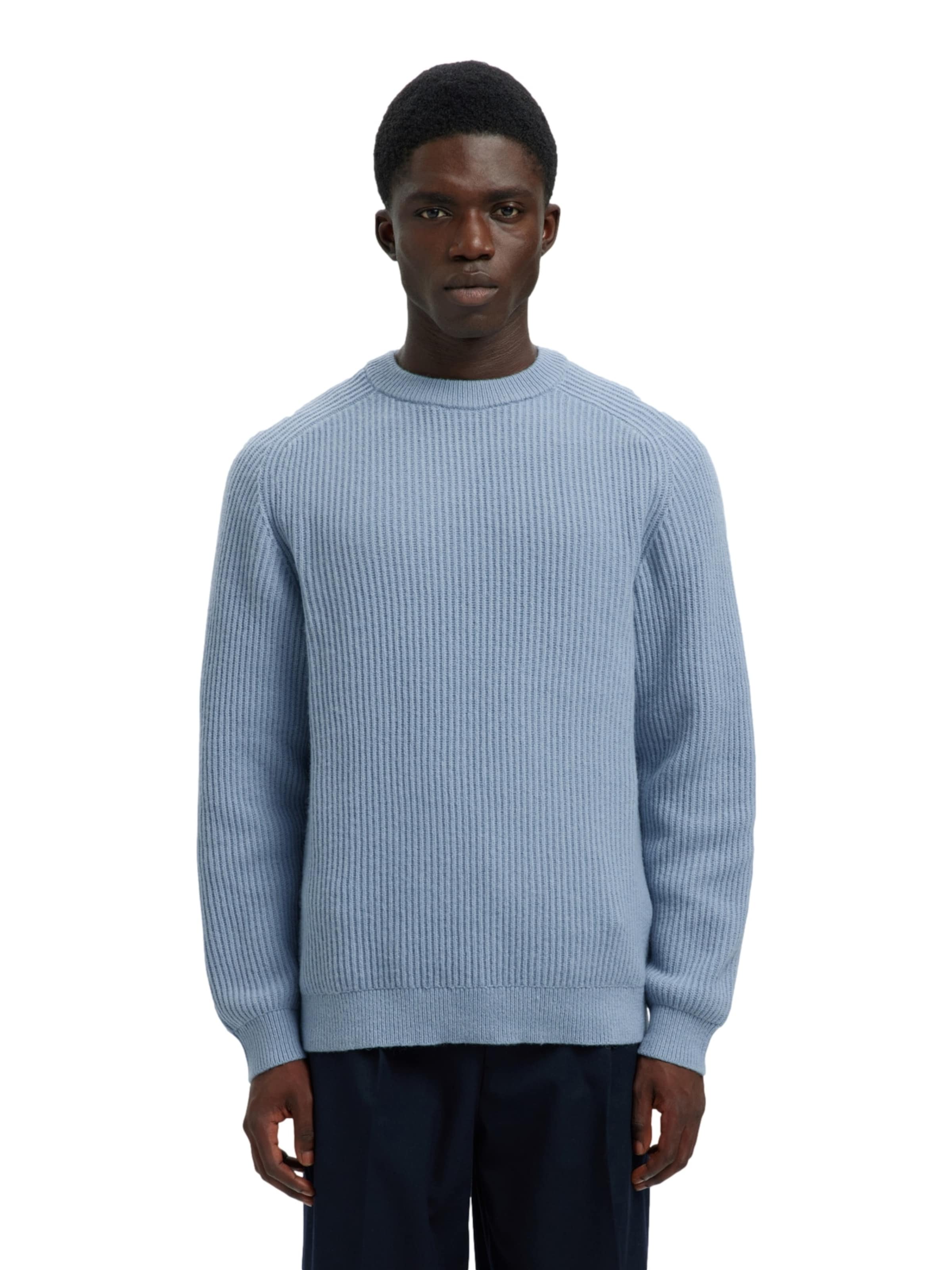 SELECTED Свитер в Синий: спереди