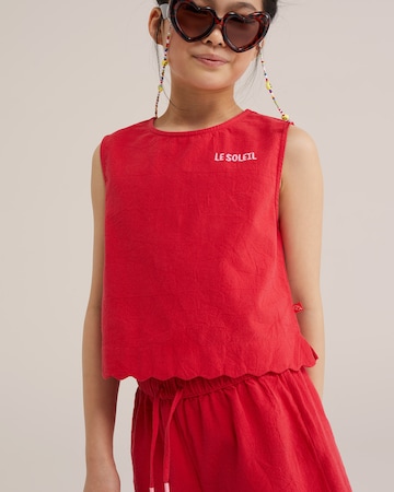 Chemisier WE Fashion en rouge