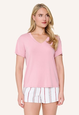LingaDore Pyjama in Pink: Vorderseite