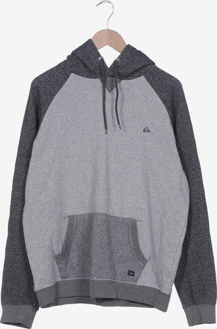 QUIKSILVER Sweatshirt & Zip-Up Hoodie in XL in Grey: front