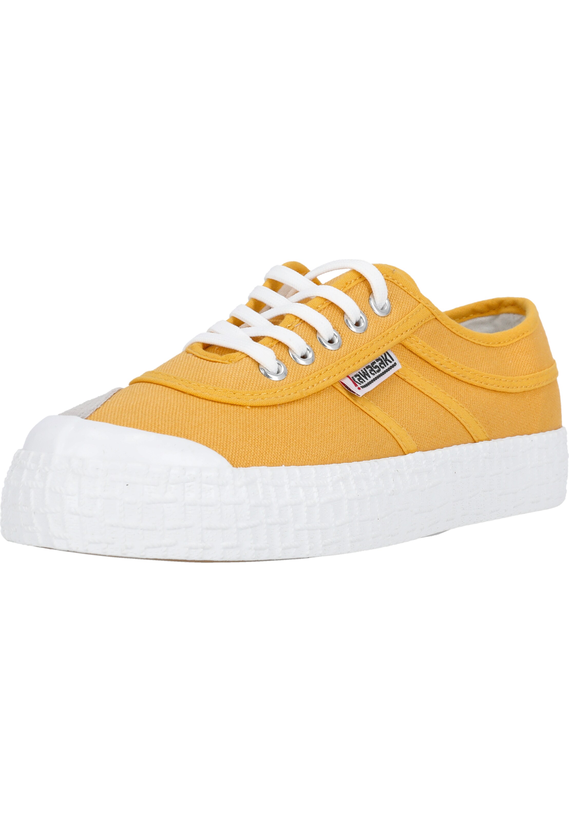 KAWASAKI Platform trainers 'Original 3.0' in Yellow: front
