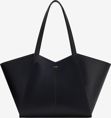 JW PEIShopper torba 'JW PEI Cabas Kiana Large Jet Black' - crna boja: prednji dio