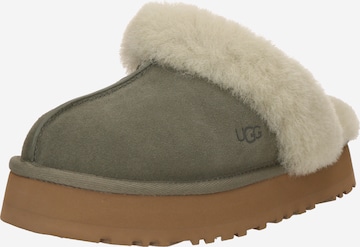 Zoccoletto 'DISQUETTE' di UGG in verde: frontale