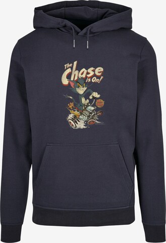 ABSOLUTE CULT Sweatshirt 'Tom and Jerry - The Chase Is On' in Blue: front