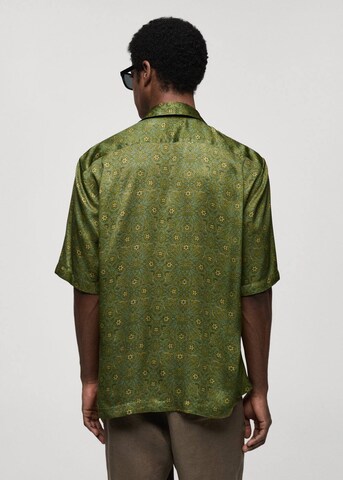 MANGO MAN Regular fit Button Up Shirt 'Sidi' in Green