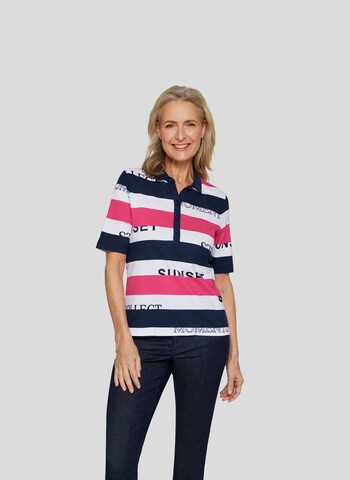 Rabe Rabe Poloshirt in Weiß: Vorderseite