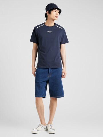 Hackett London - Camiseta en azul