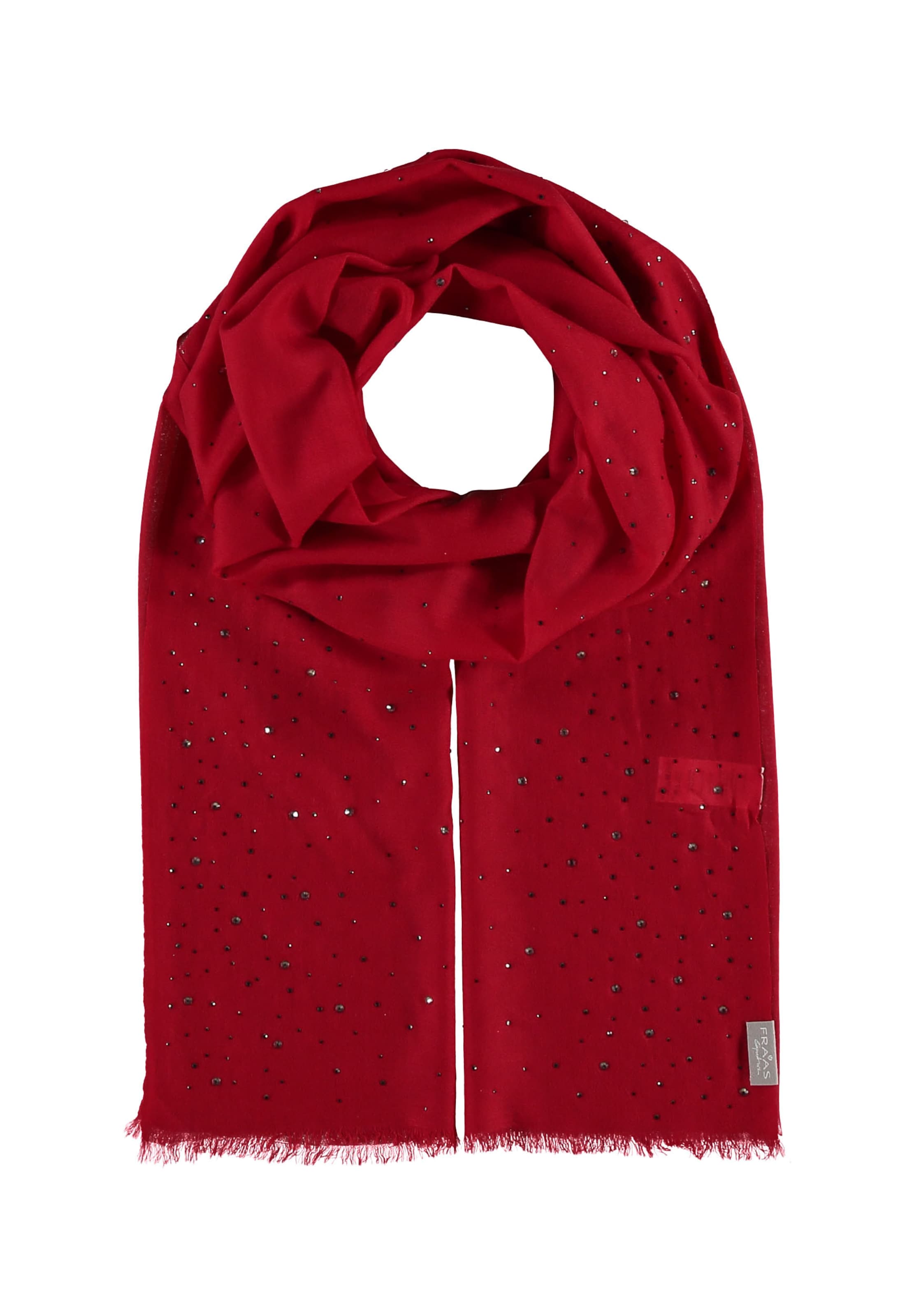 FRAAS Schal in Rot: Vorderseite