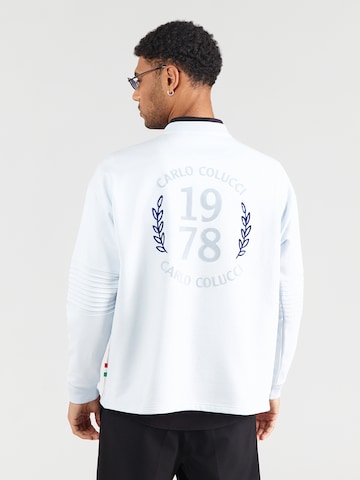 Carlo Colucci Sweatshirt 'Faustini' i blå: framsida
