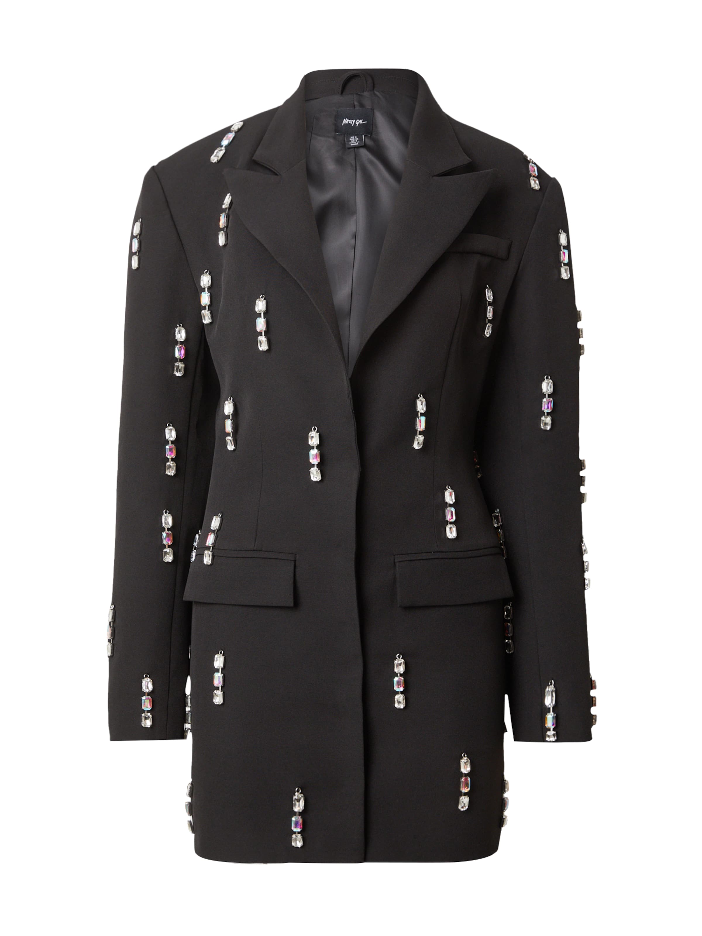 Nasty Gal Šaty - černá / průhledná, Produkt