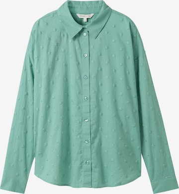 TOM TAILOR DENIM Блузка в Синий: спереди