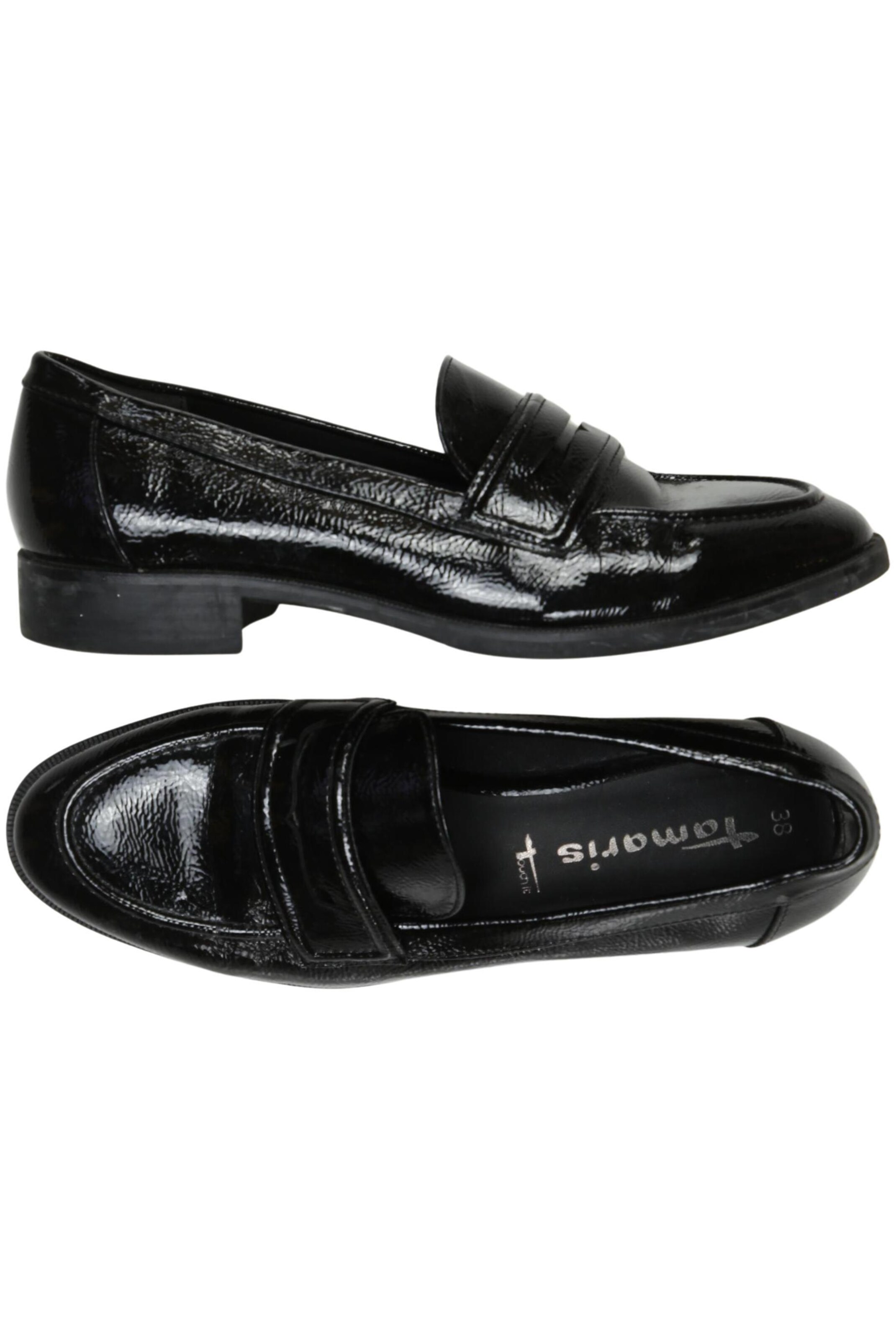 Tamaris Flats & Loafers in 38 in Black: front