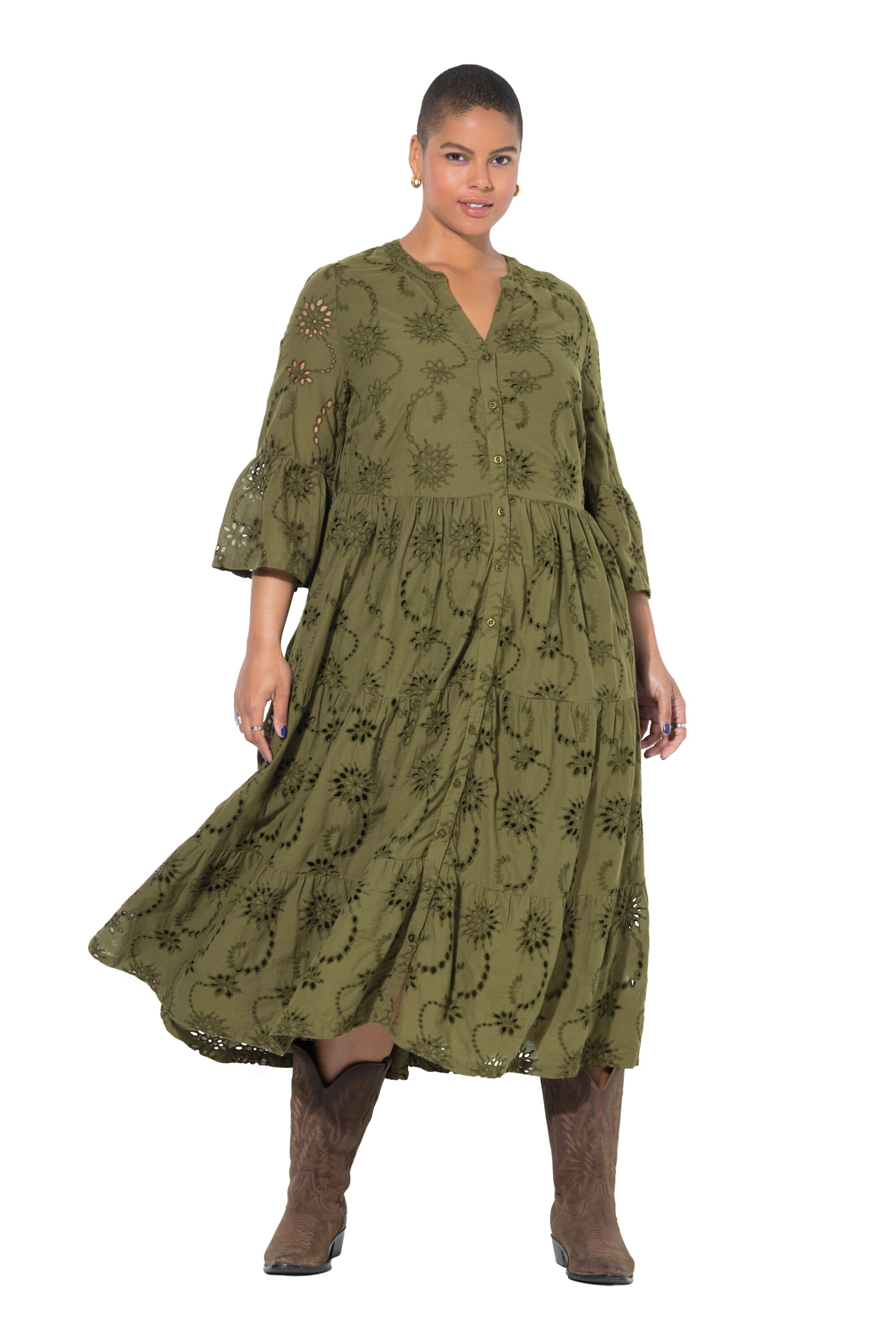 Studio Untold Kleid in Grün: Vorderseite