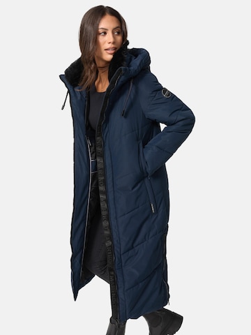 Manteau d’hiver 'Nadaree XVI' MARIKOO en bleu : devant